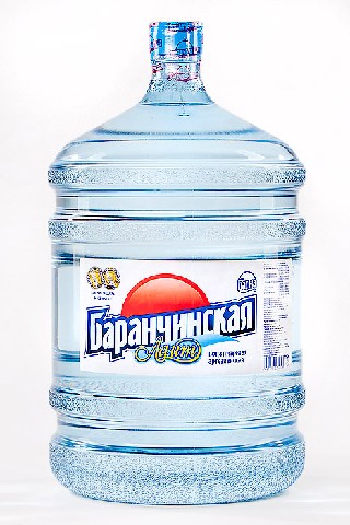Вода питьевая природная "Баранчинская", 19 литров (заказ от 2-х бут. - цена 160 руб. за бутыль)