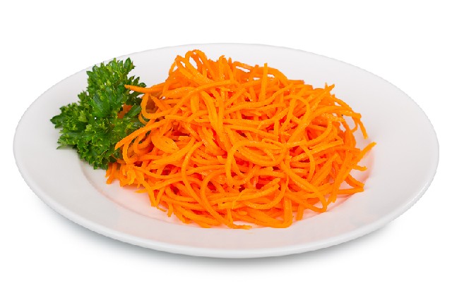 Салат из моркови по-корейски. Меню в кафе У Али