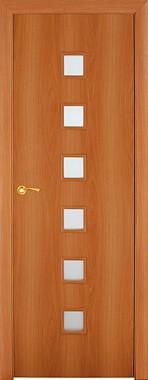Дверь межкомнатная, ламинированная. Дверь: каркас выполнен из соснового без сучкового бруска, внутри сотовый заполнитель, покрытие финишная пленка (произв-во Германия). Покрытие финишная пленка (произво -во Германия). Размеры дверных полотен 600, 700, 8