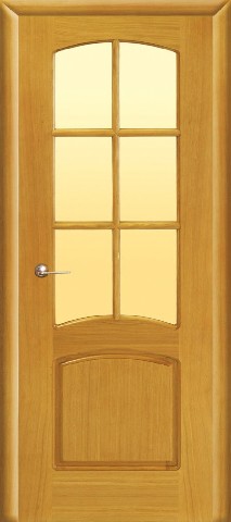 Дверь межкомнатная из ПВХ: по периметру древесина (сосна), полость - полное заполнение древесины, отделка - плёнка ПВХ (Германия). Размеры дверных полотен: 550/600 х 1900 мм, 600/700/800/900 х 2000 мм. Толщина полотна: 40 мм. Наполеон. Со стеклом от