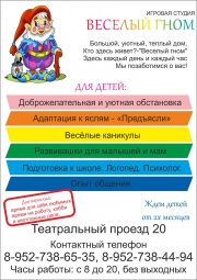 Игровая студия Веселый гном Игровая студия Веселый гном
