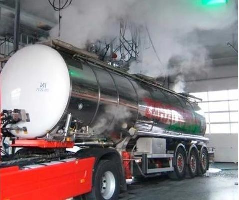 Подогрев и разогрев резервуаров и автоцистерн паром