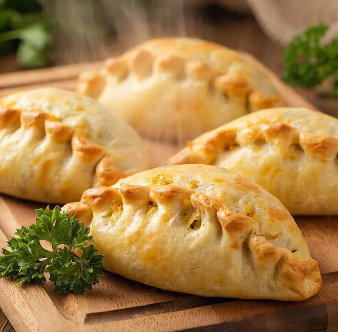 Постные пирожки с капустой и томатной ноткой