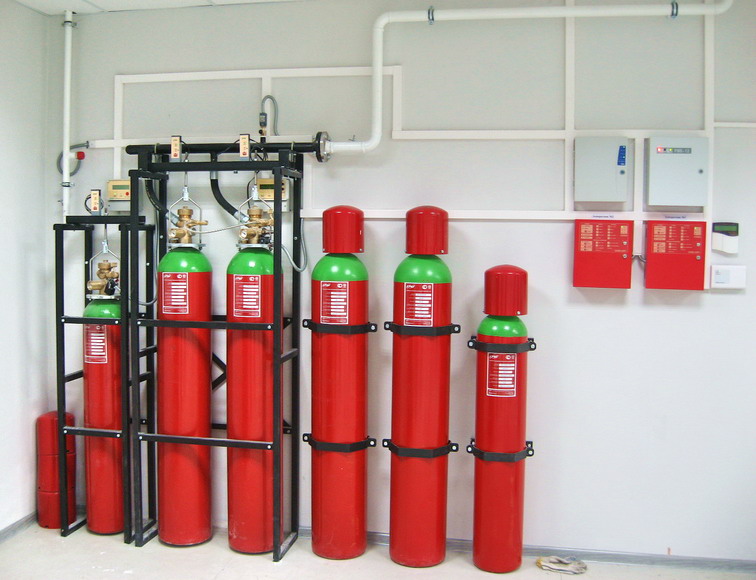 Модули газового пожаротушения